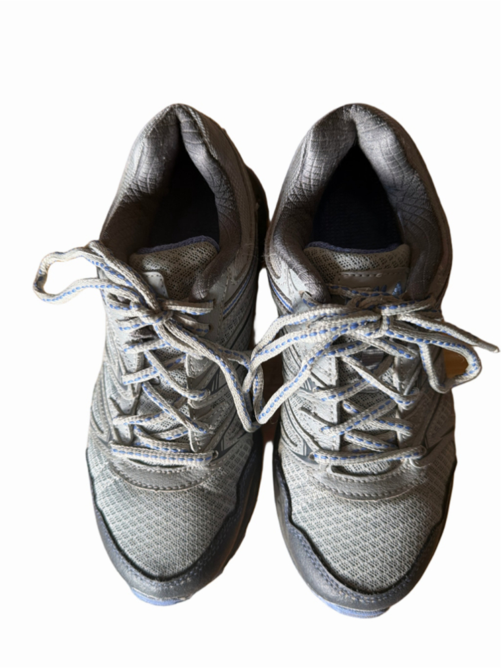 Fila North Hampton Women's Athletic Running Shoes Grey and Blue Size 6.5
